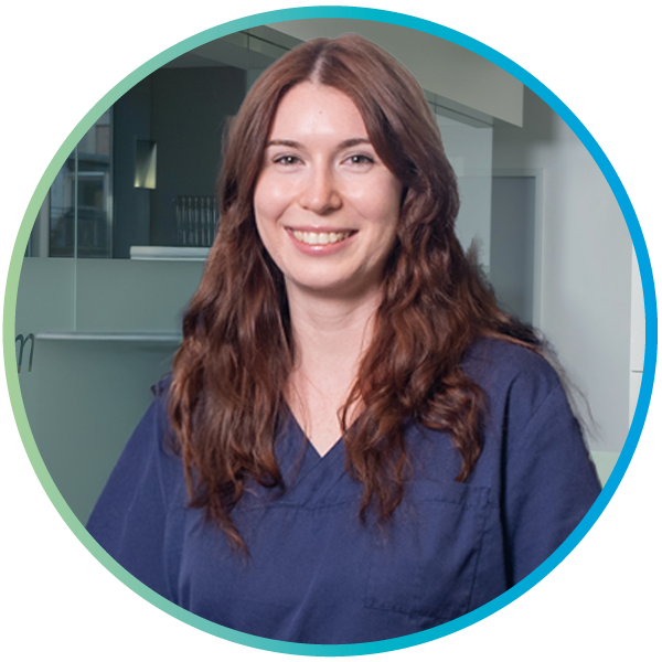 Resident doctor Julia Kober at the Hautarztpraxis Hirschstrasse in Ulm